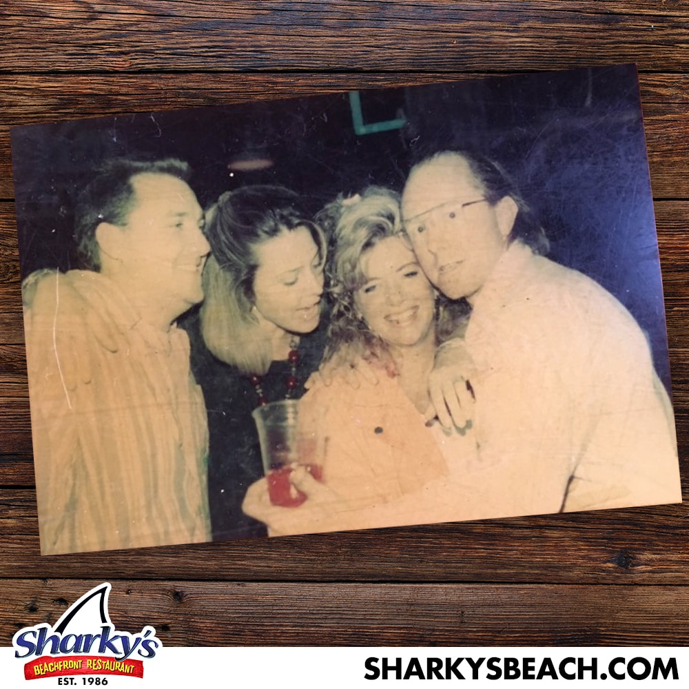 People enjoying their time at Sharky's